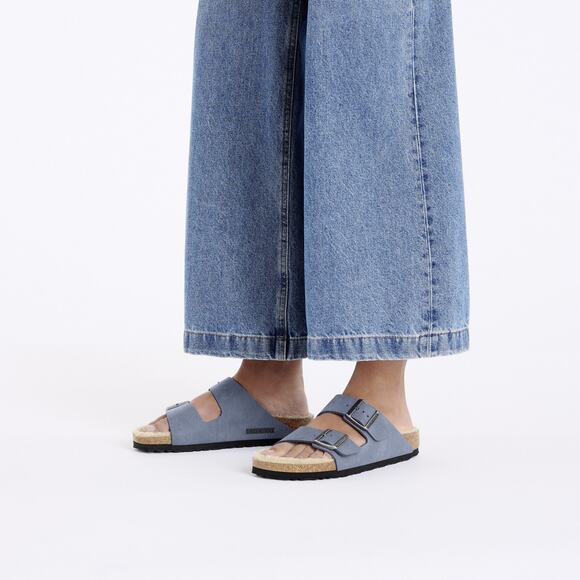 BIRKENSTOCK Women's Arizona Shearling in Elemental Blue They Were Too Small - Picture 5 of 10